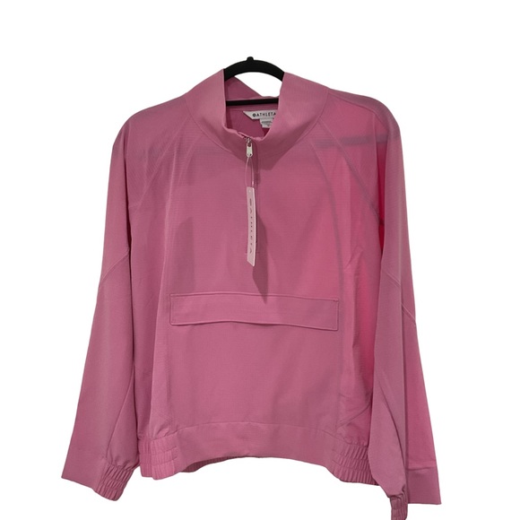 Athleta Boundless Popover Top Size Large Color: Maritima Pink NWT - Picture 4 of 6